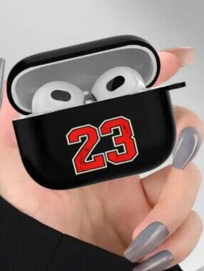 AIRPOD 4 Michael Jordan #23 Black Wireless Earbuds Charging Case